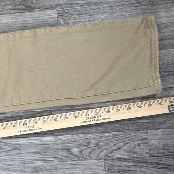 Levi’s 501 Khaki Straight Leg Button-Fly Jeans W32 L34 Classic Vintage Style - Picture 7 of 9